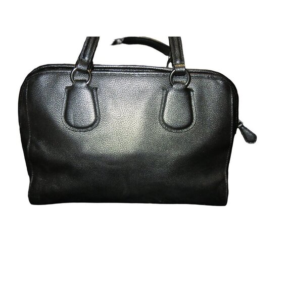 COACH Nolita 2015 Gunmetal Metallic Pebble Leather Satchel Crossbody Tote 35964 - Picture 2 of 16